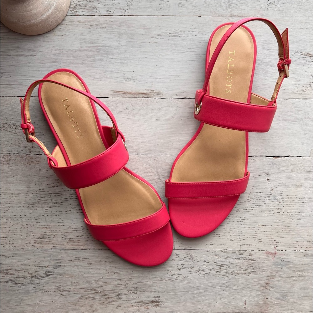Talbots pink sandals
